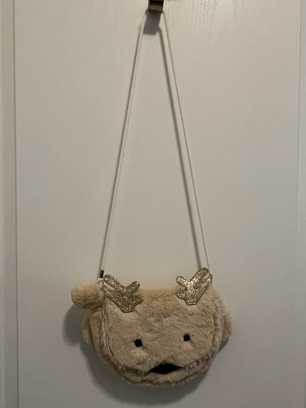 Gymboree Cream Fur Purse